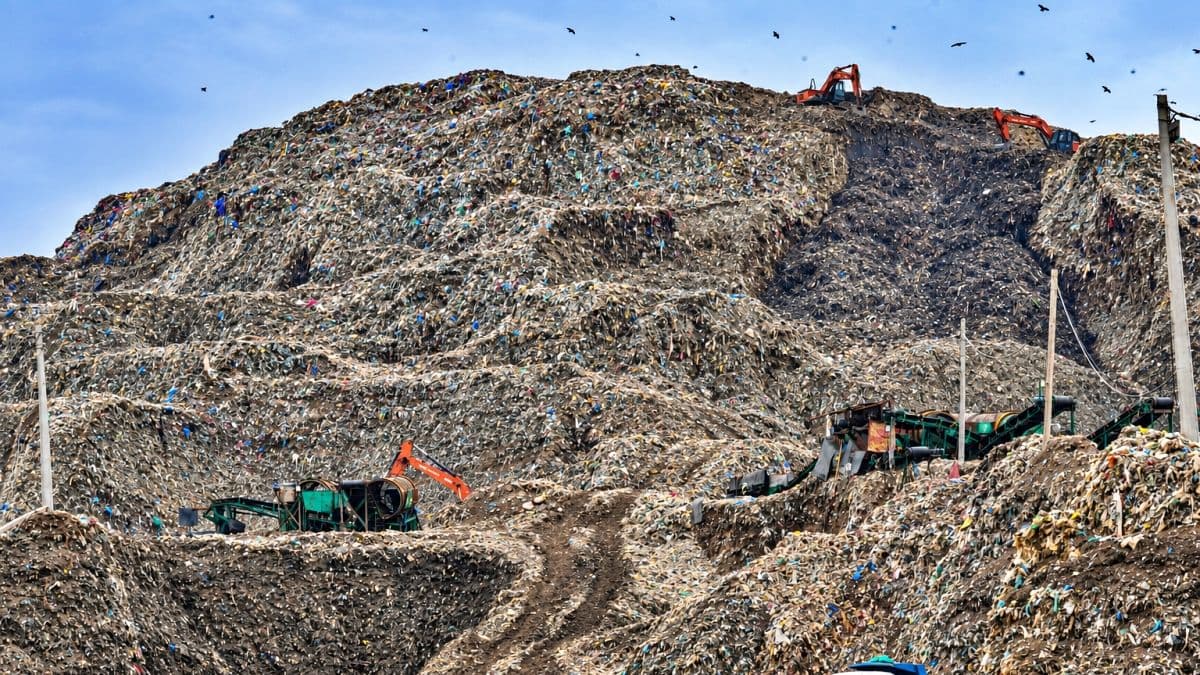 Delhi is breaking a mountain of garbage: How Bhalswa's waste is disappearing